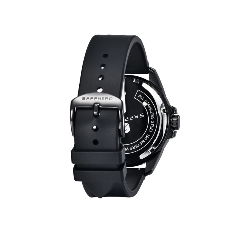 Relógio SAPPHERO SO2103 Preto Dourado | Design Elegante e Resistente